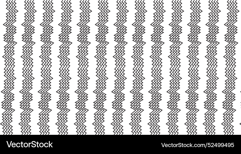 Horizontal zigzag line design pattern Vector Image