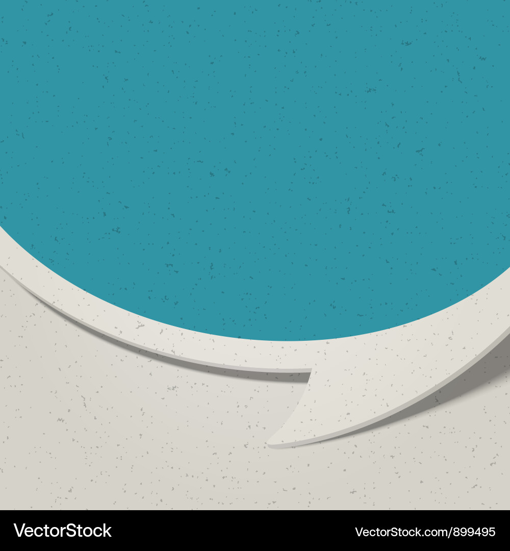 Retro Speech Bubble Pattern Vector Image