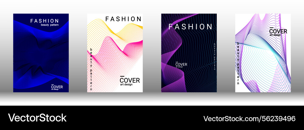 Creative abstract design with smooth gradient vector image