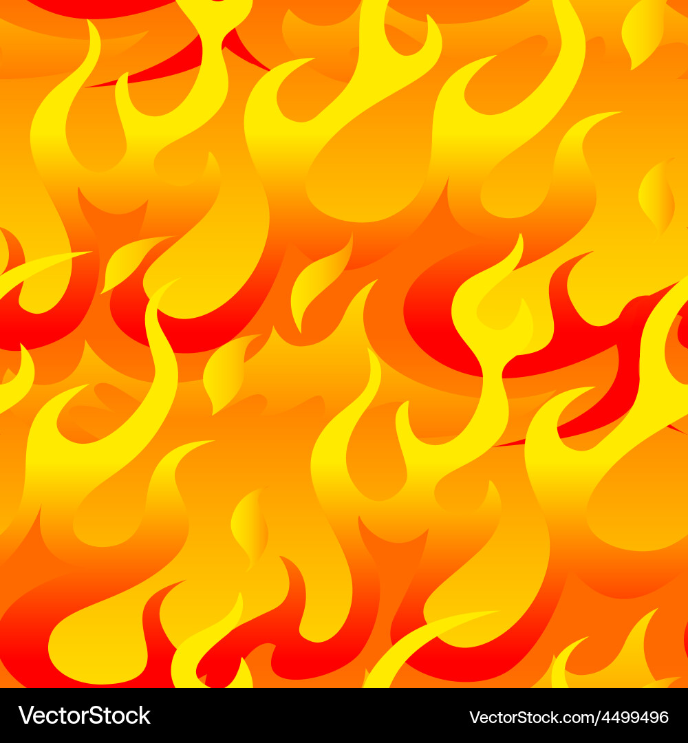 Dynamic Flame Pattern Vector Image
