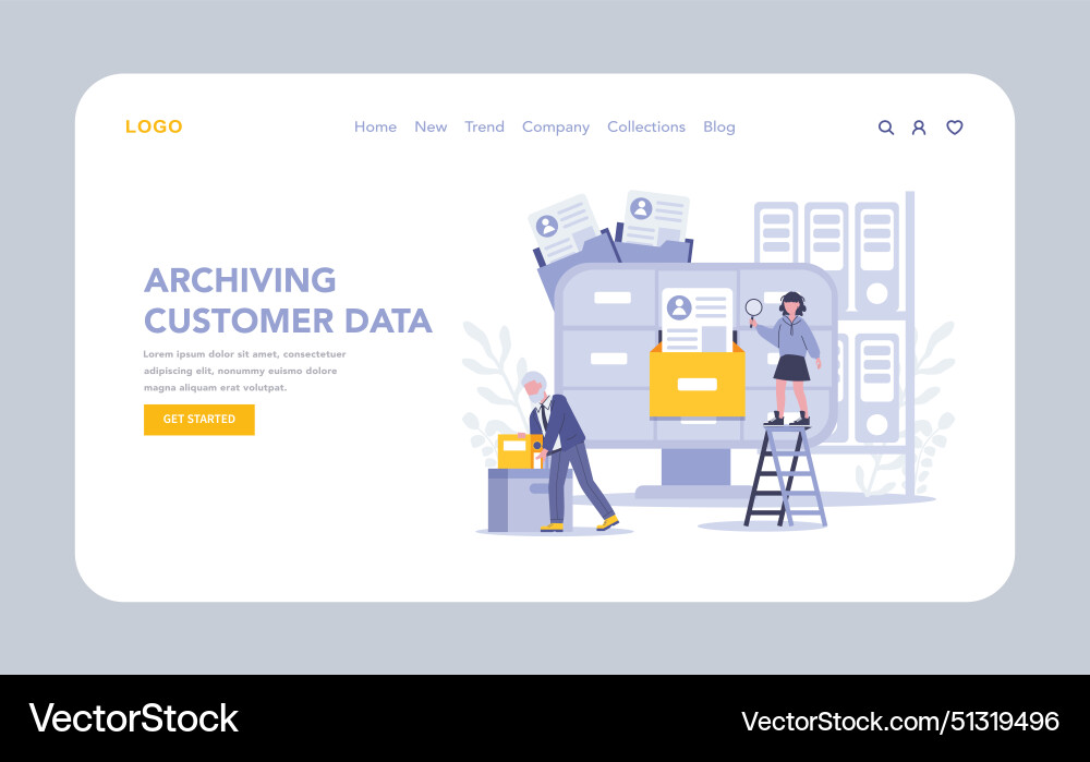 Kyc concept flat Royalty Free Vector Image - VectorStock