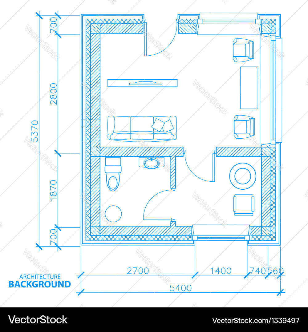 Architecture background vector image