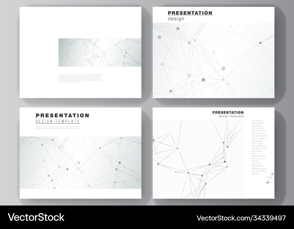 Layout presentation slides design Vector Image
