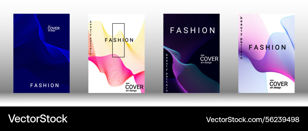 Creative abstract design with smooth gradient vector image