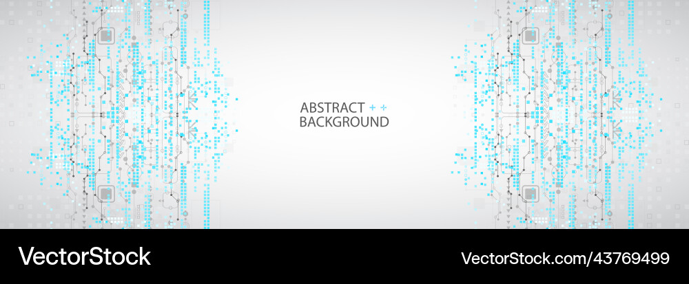 Abstract technological background with various Abstract technological background with various vector image