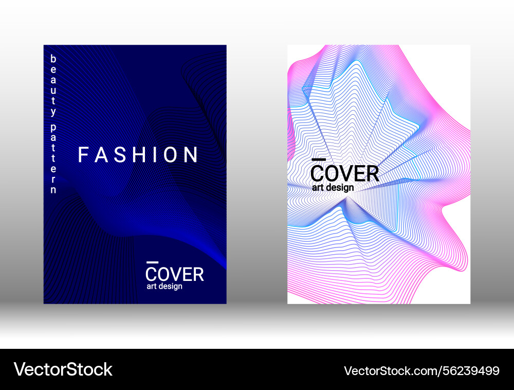 Creative abstract design with smooth gradient vector image