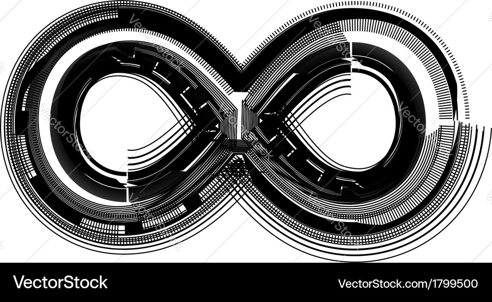 Abstract font symbol Vector Image