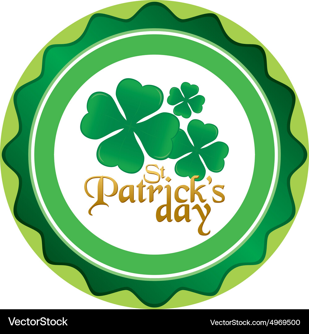 Isolated label with text and a traditional element Vector Image