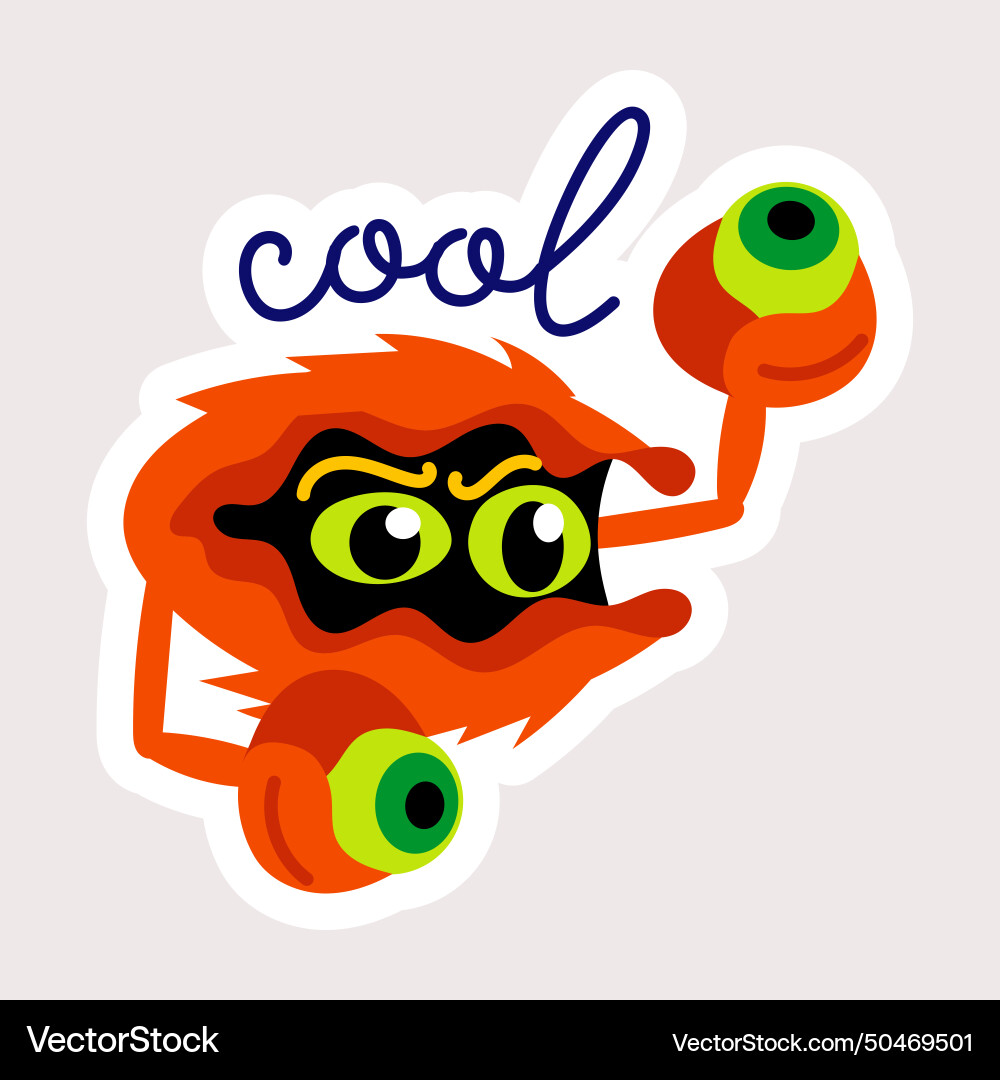 Eye monster Royalty Free Vector Image - VectorStock