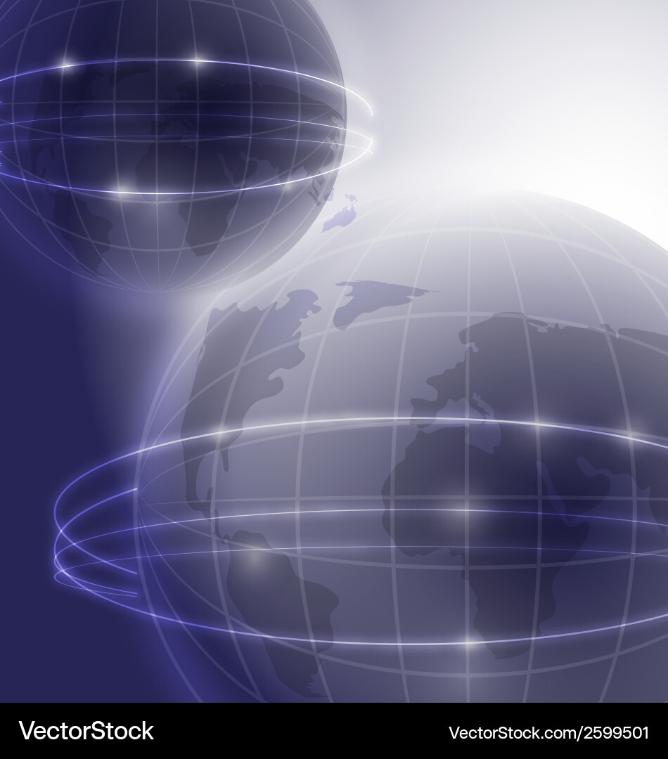 Global Network Concepts vector image