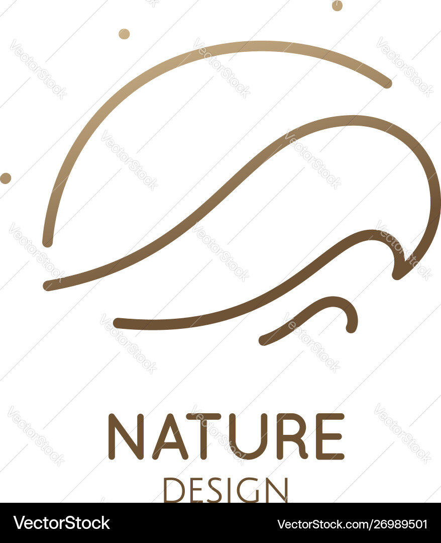 Ocean Waves Logo Royalty Free Vector Image - VectorStock