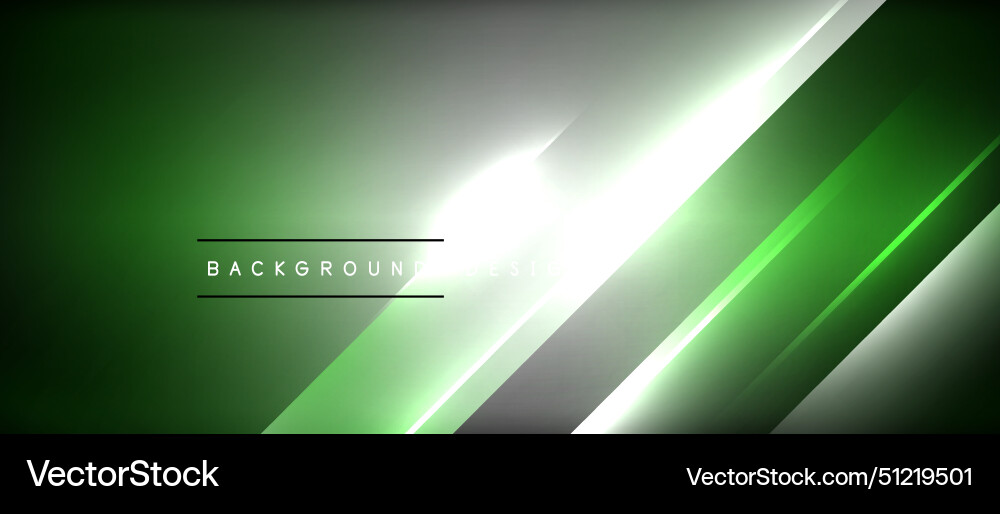 Text displayed in font with glowing green Text displayed in font with glowing green Vector Image