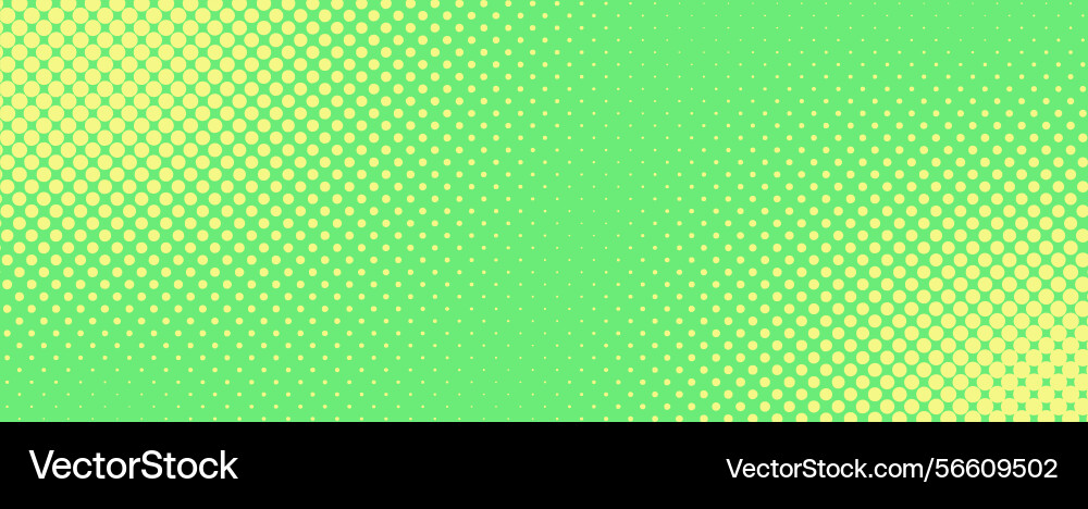 Dots halftone green color pattern gradient vector image