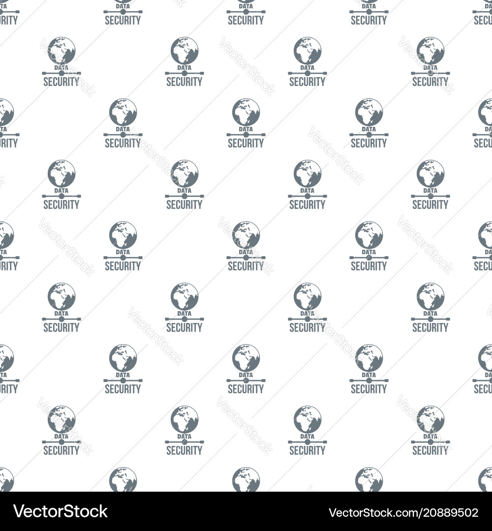 Global data security pattern seamless Global data security pattern seamless vector image