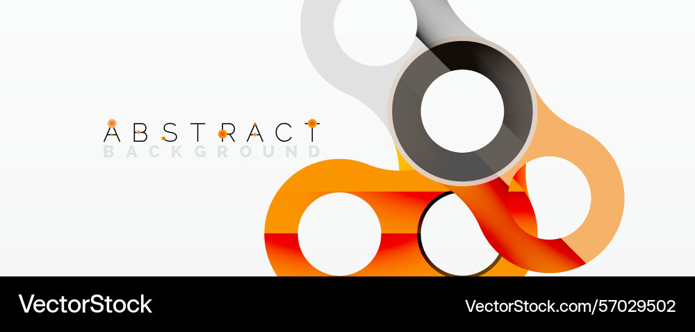Modern design features overlapping circles lines Modern design features overlapping circles lines Vector Image