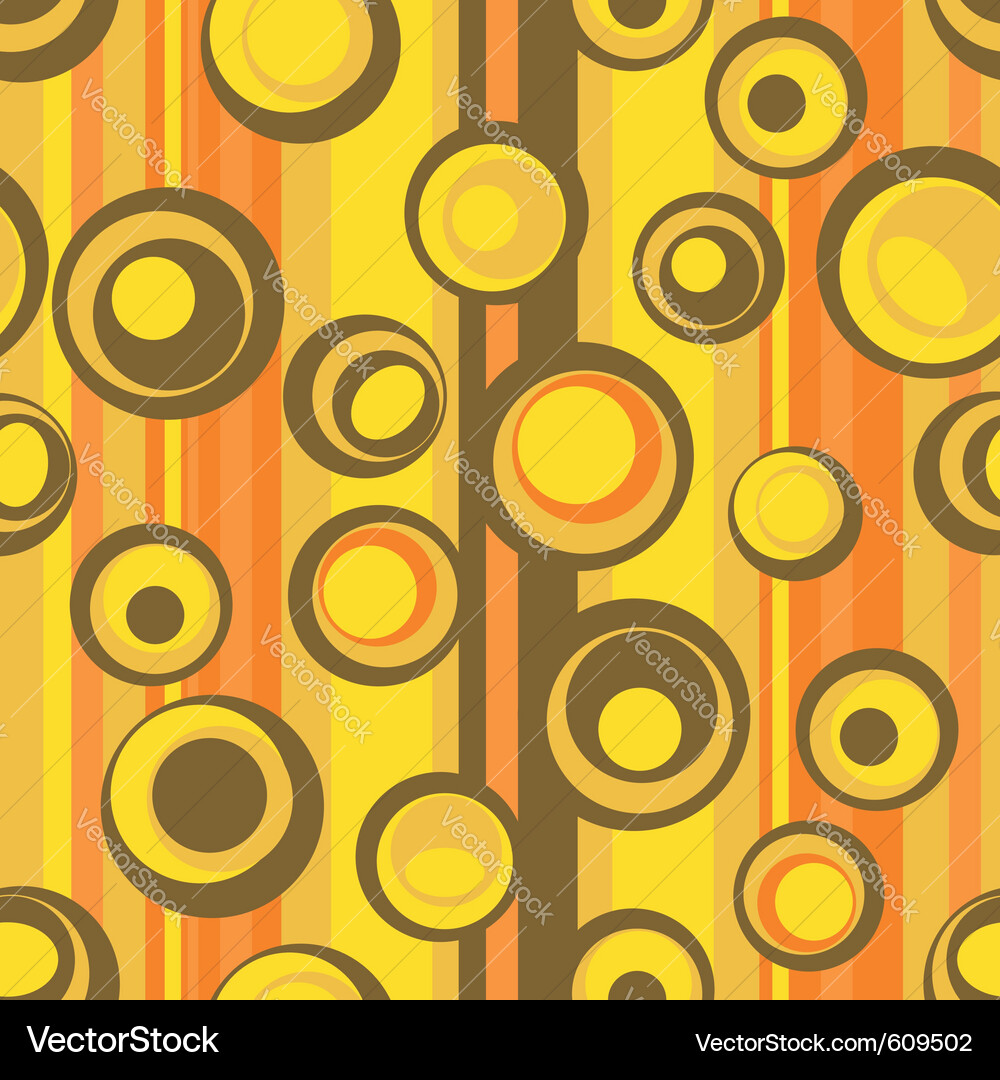 Retro Circle Pattern Vector Image