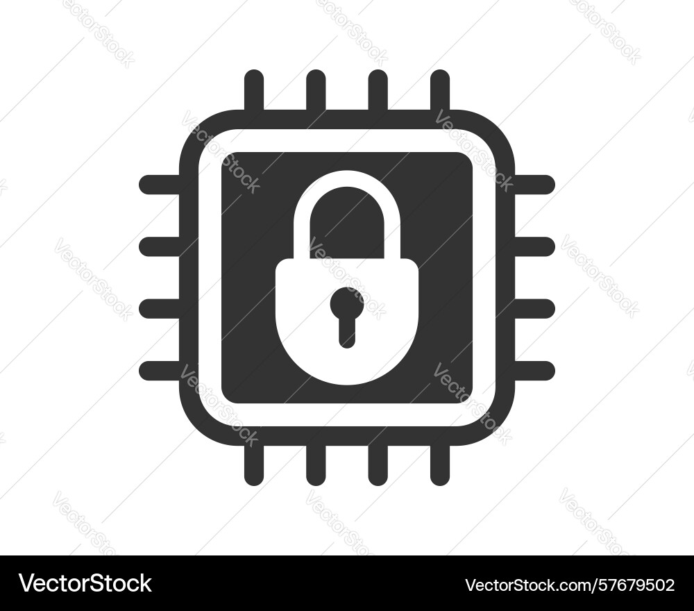 Secure data concept information safety vector image