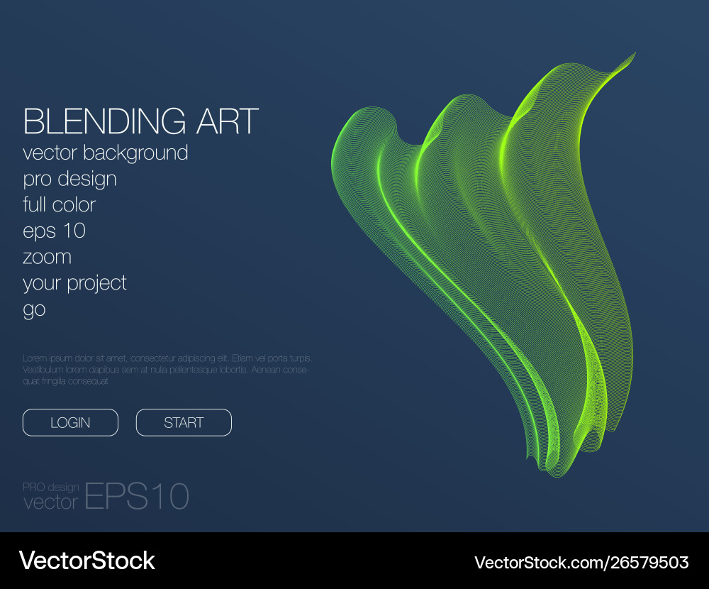 Abstract blend background template for web site Abstract blend background template for web site vector image