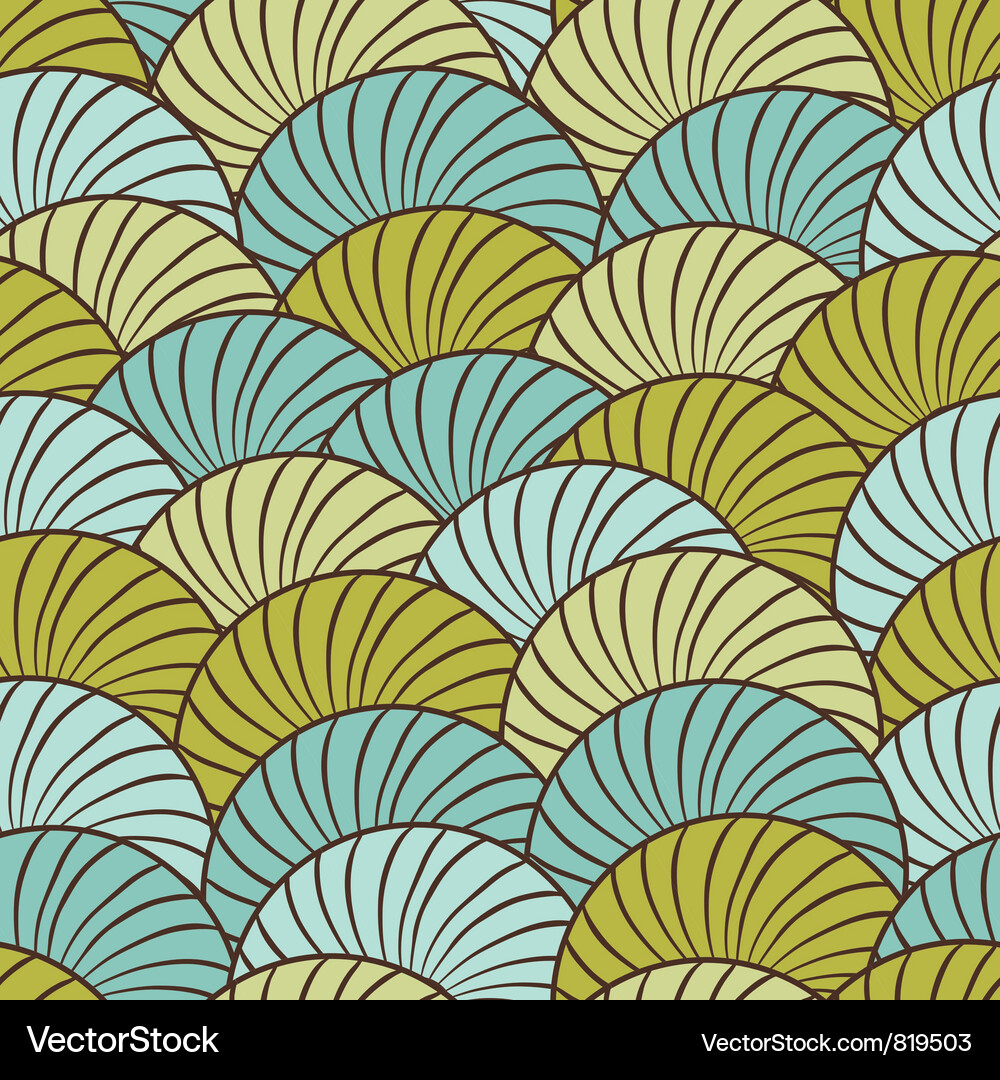 Abstract Circles Pattern Vector Image