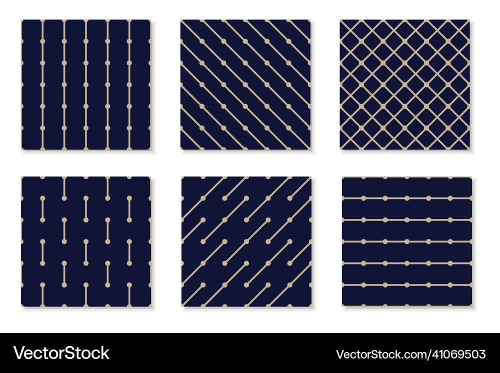 Set of seamless elegant striped patterns Set of seamless elegant striped patterns vector image