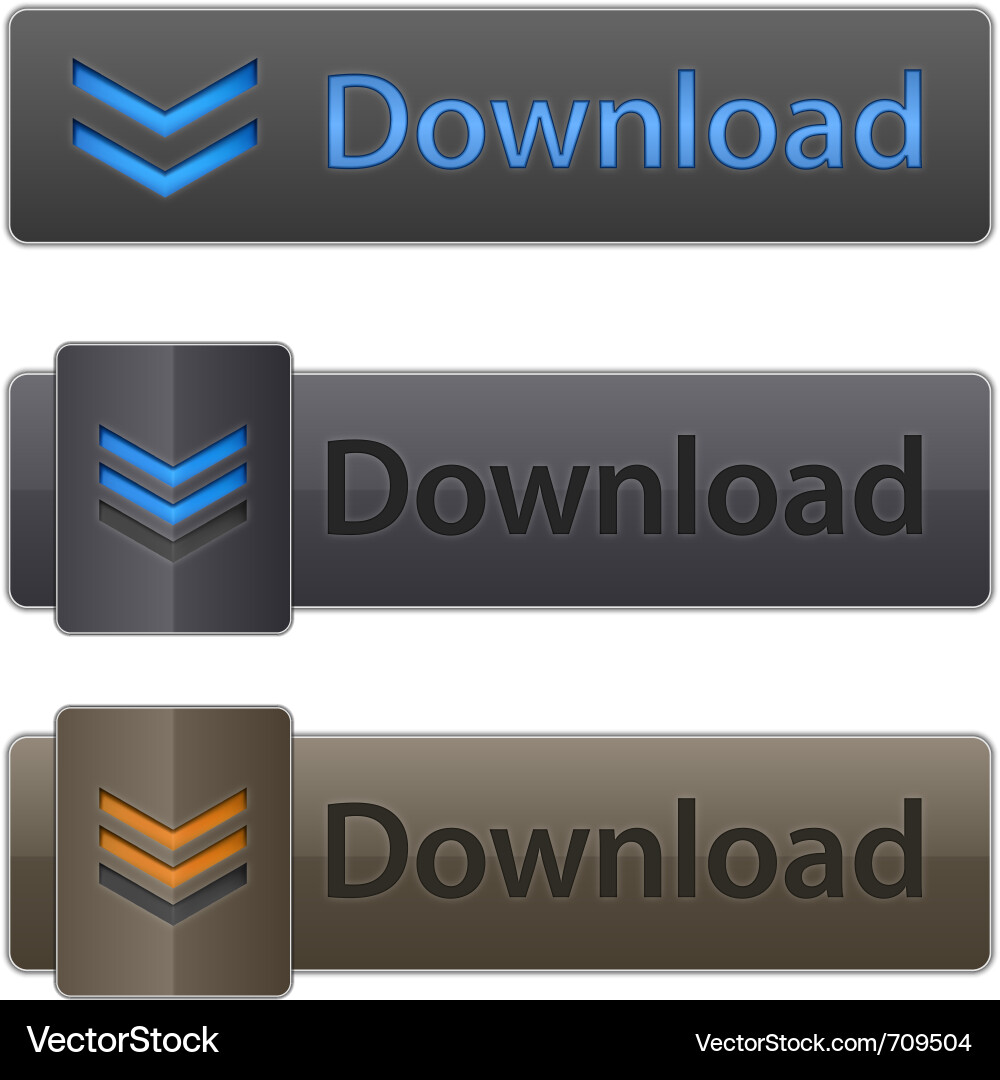 Download button Vector Image