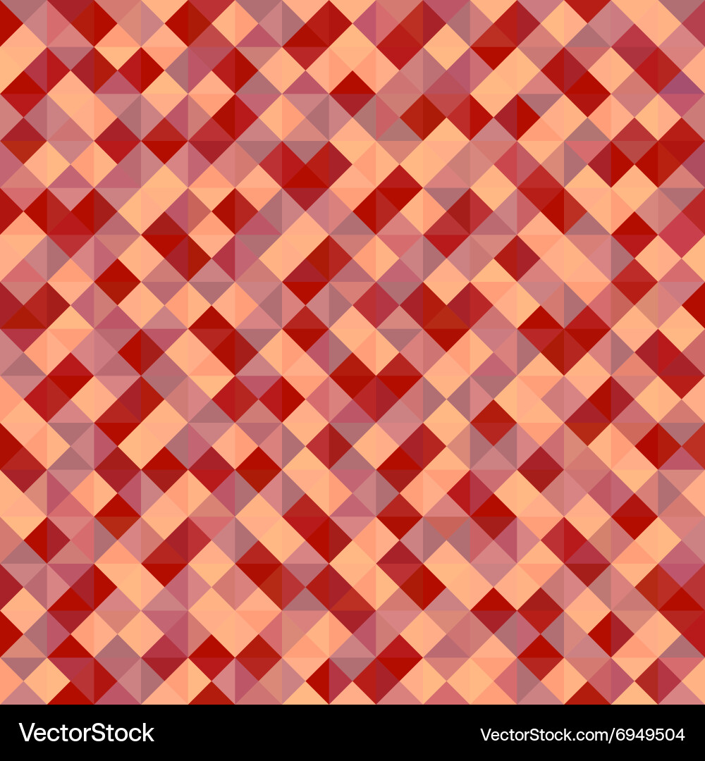 Red Geometric Square Pattern Vector Image