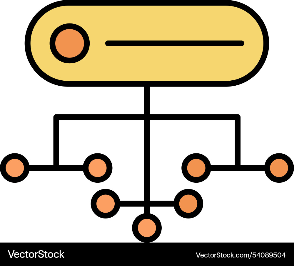 Structure line filled icon design Vector Image