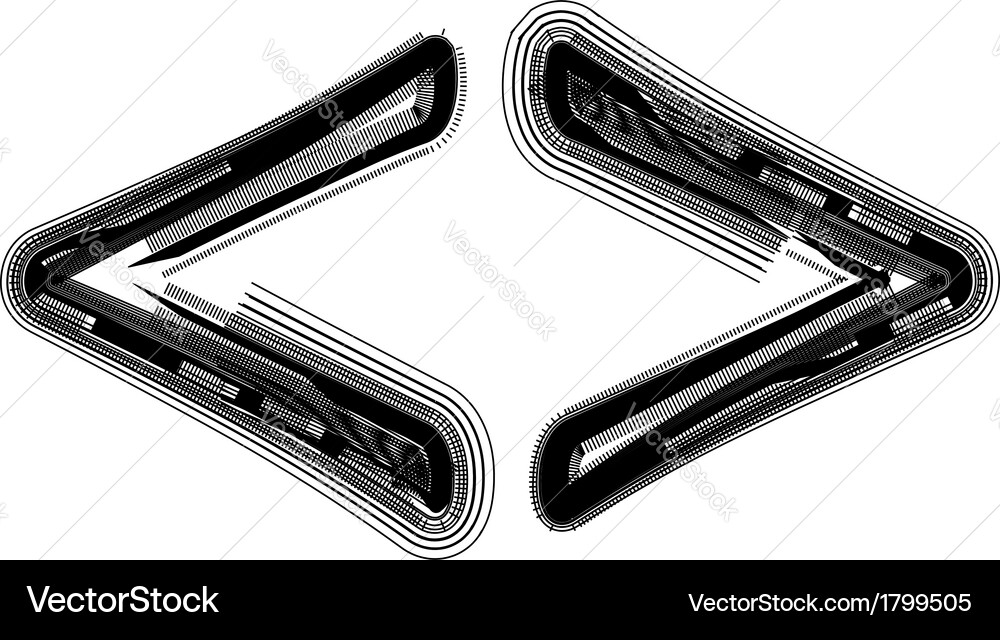 Abstract font symbol Vector Image