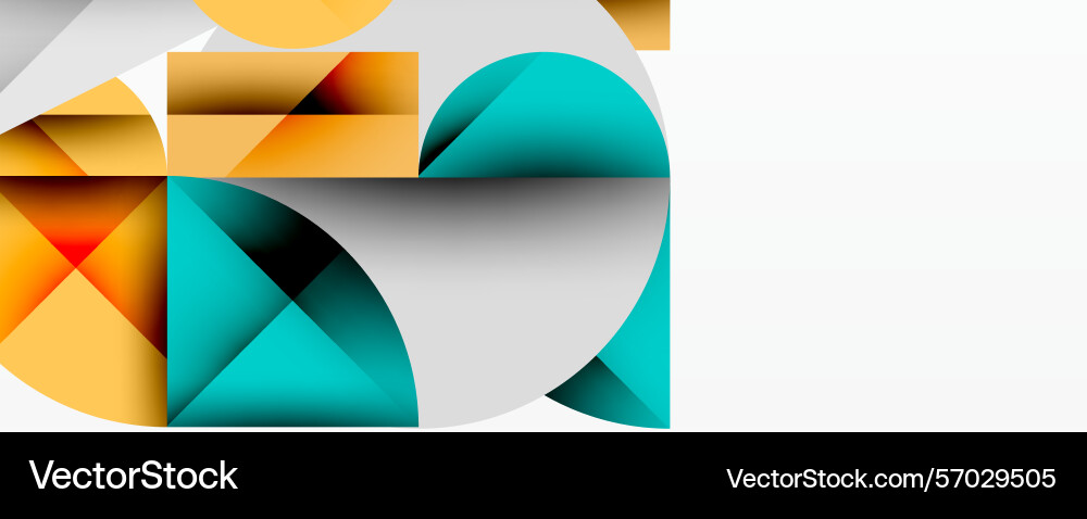 Abstract geometric shapes overlap creating Abstract geometric shapes overlap creating Vector Image