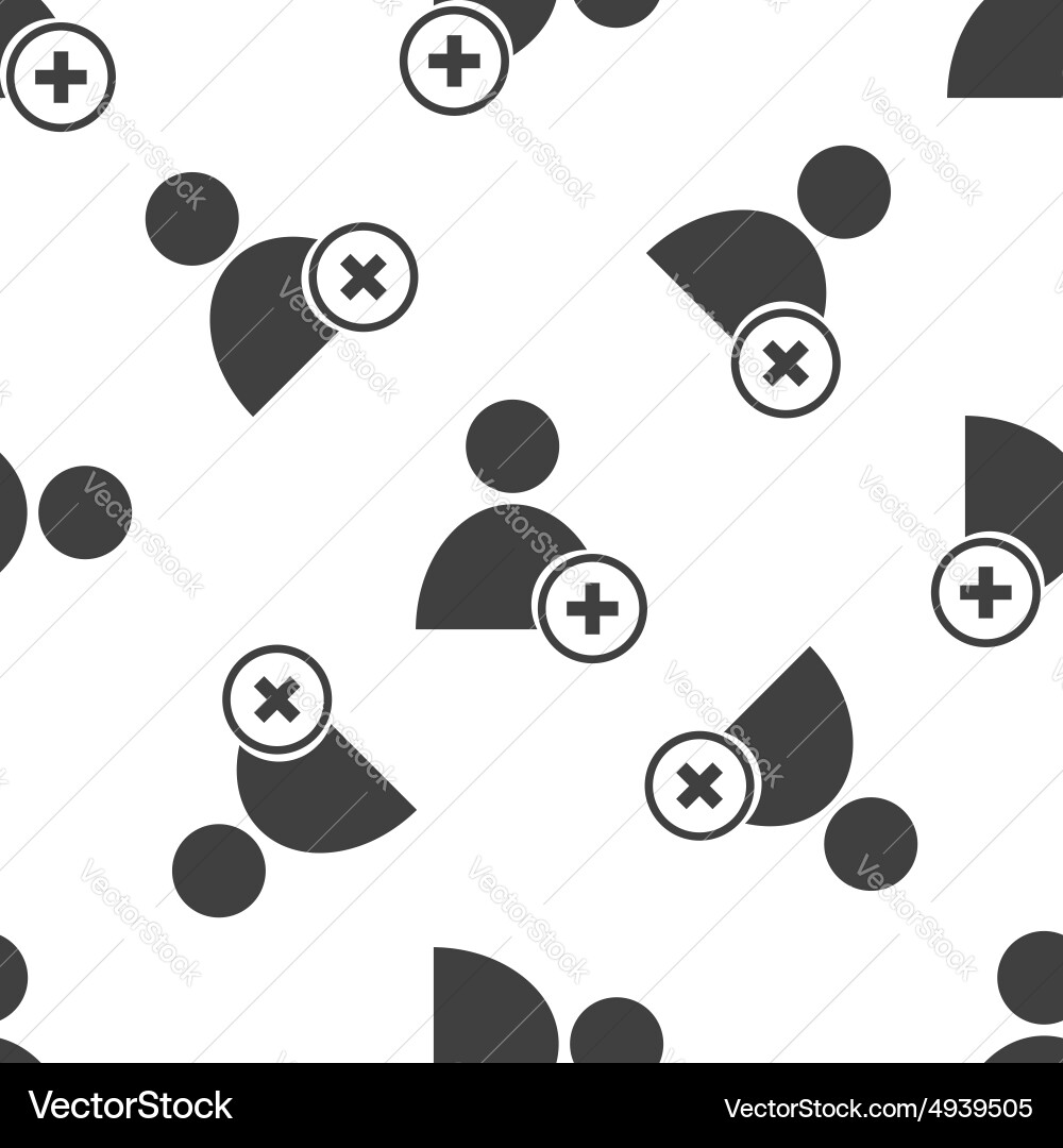 Add user pattern vector image