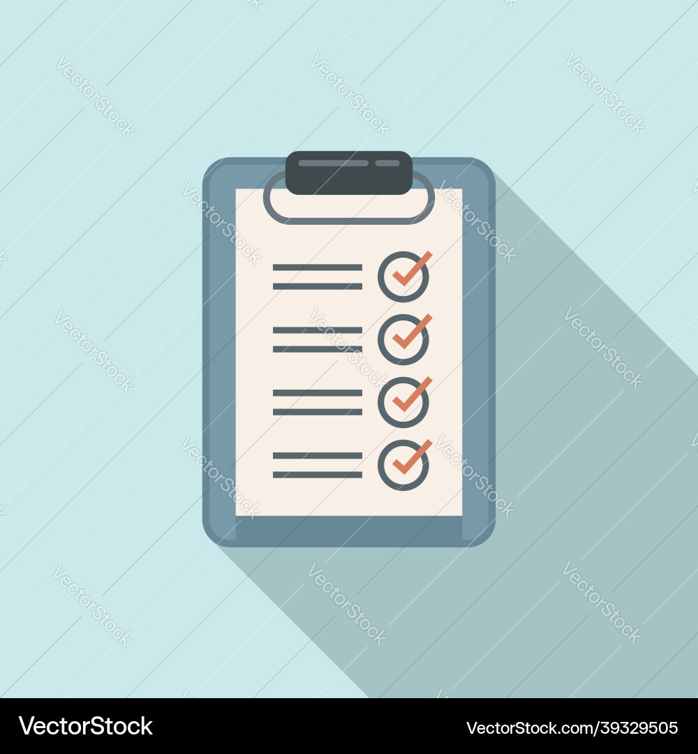 Clipboard Policy Icon Vector Image
