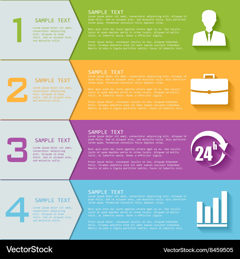 Template with elements for presentations Vector Image