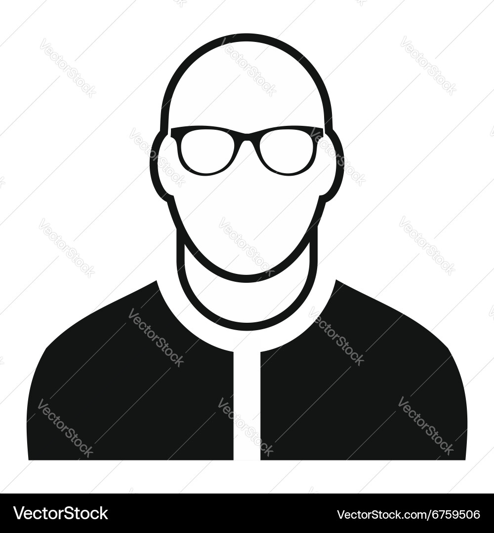 Bald Man Icon (6759506) – Royalty-Free Vector | VectorStock
