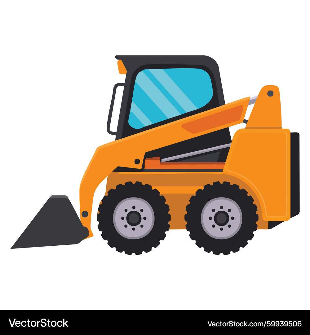 Construction Bobcat Icon – Royalty-Free Vector | VectorStock, image size:1000x1080