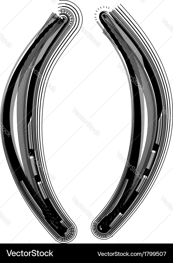 Abstract font symbol Vector Image