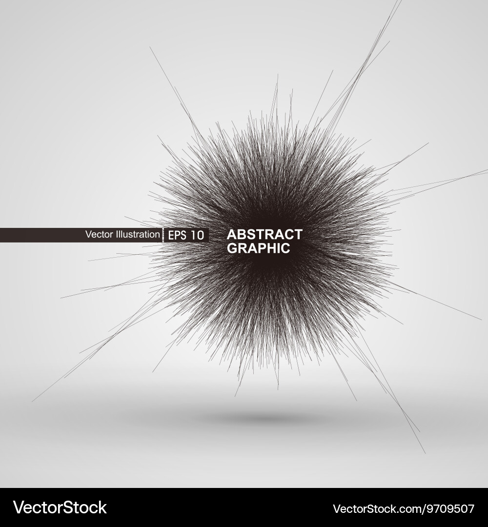 Dynamic Line Network vector image