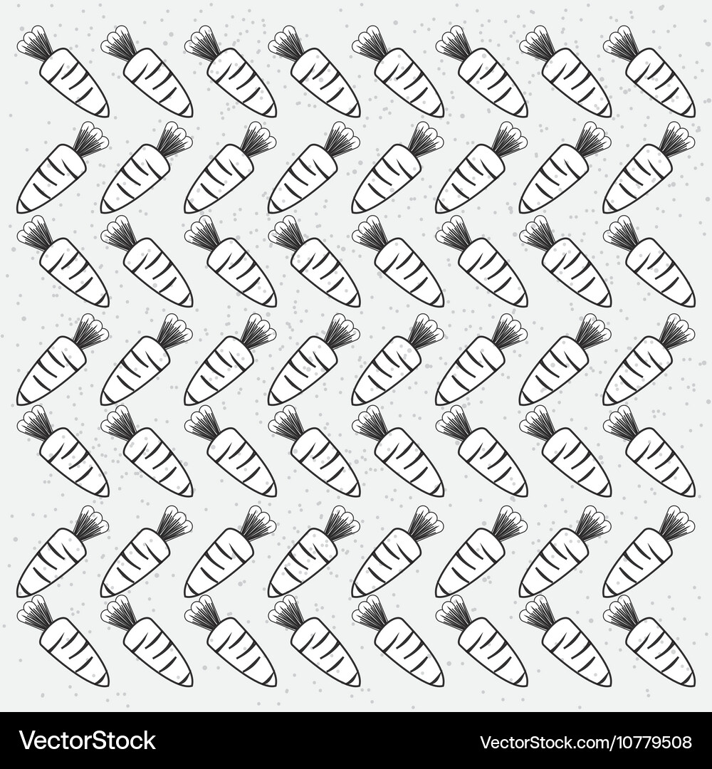 Carrot pattern background image Vector Image