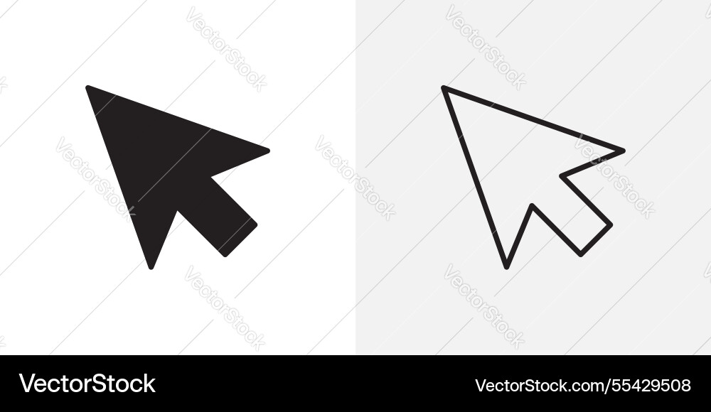 Cursor icons pack for apps and ui ux desigs Cursor icons pack for apps and ui ux desigs vector image
