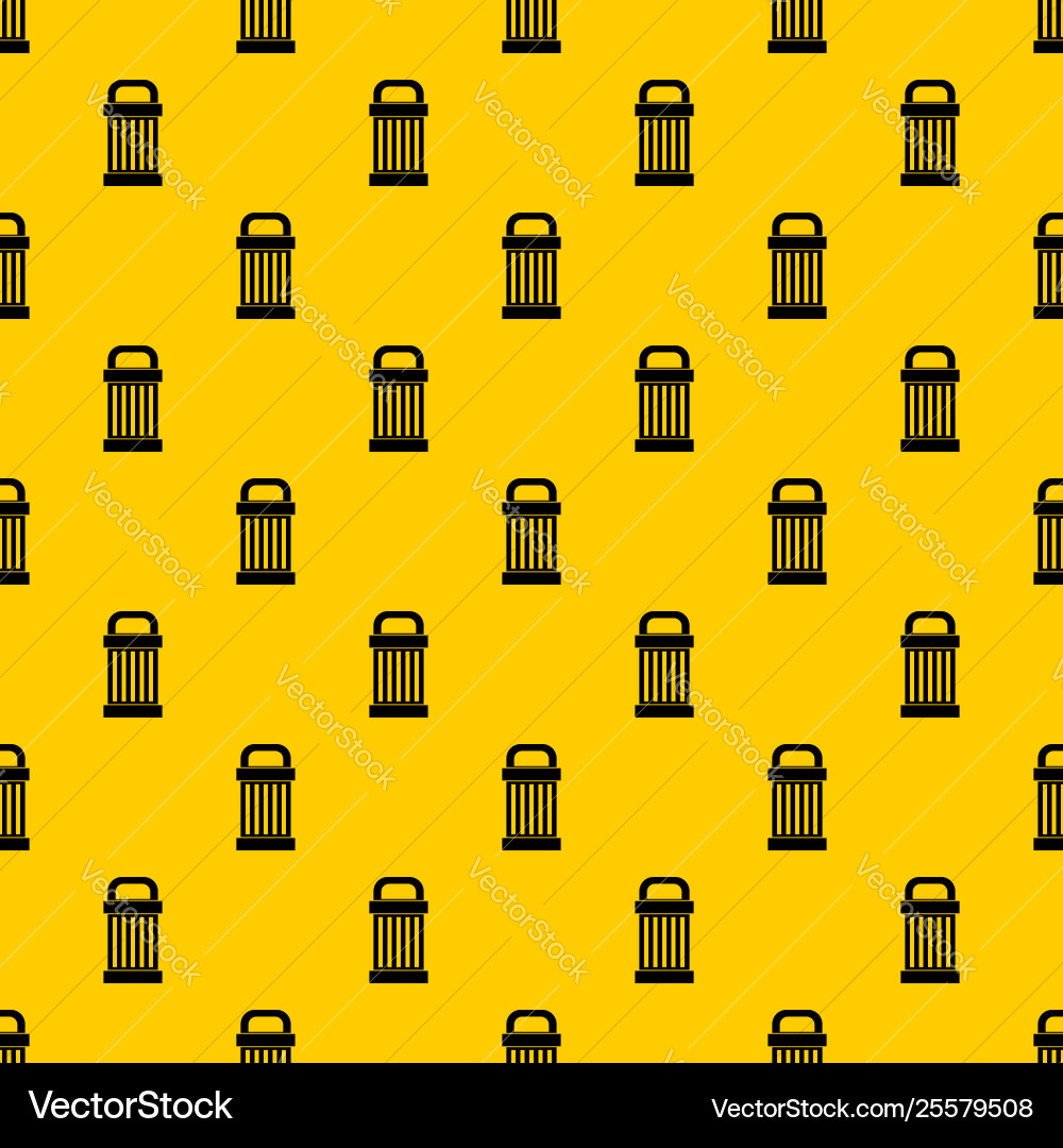 Trash pattern Trash pattern vector image