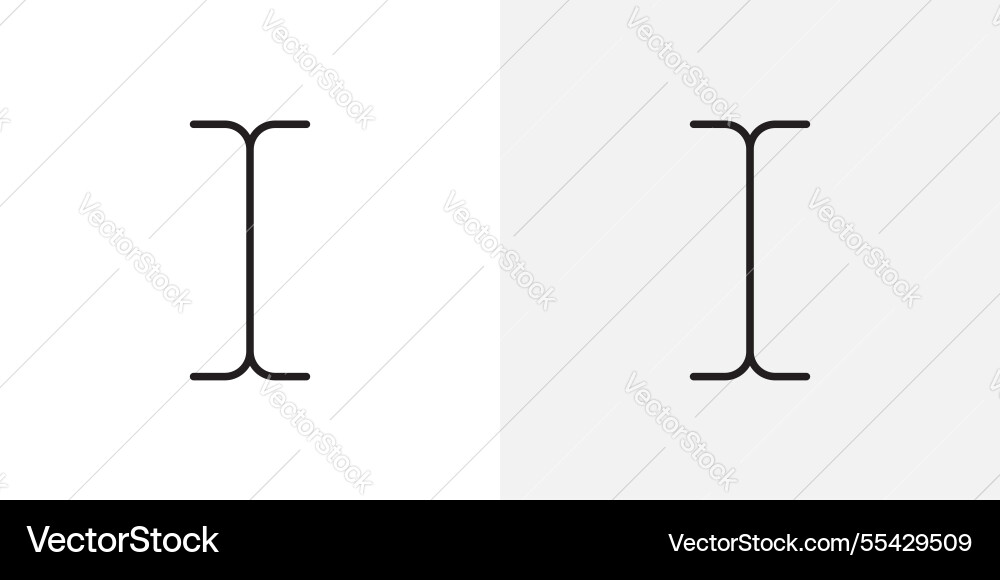 Cursor text icons pack for apps and ui ux desigs Cursor text icons pack for apps and ui ux desigs vector image