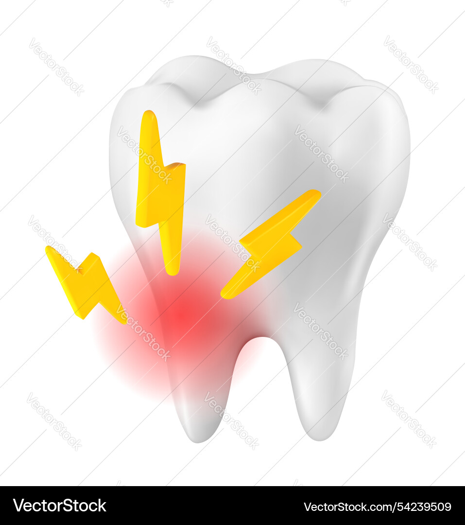 Dental inflammation treatment of tooth roots Dental inflammation treatment of tooth roots vector image