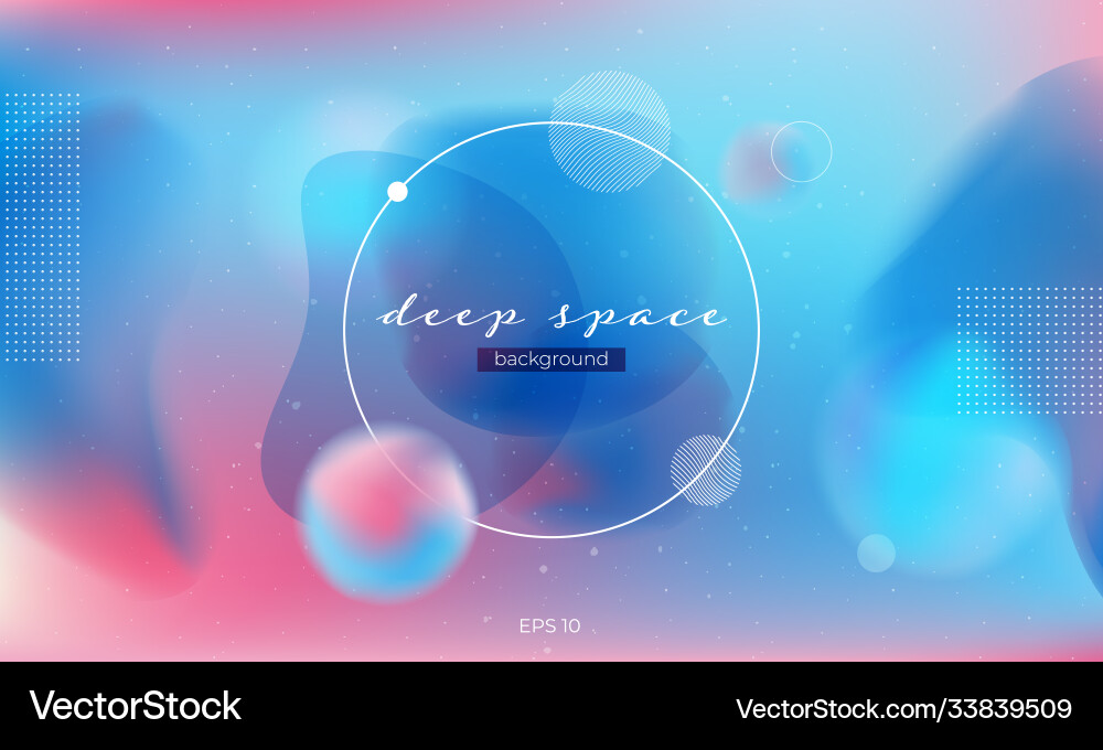 Fluid Color Gradient Background vector image
