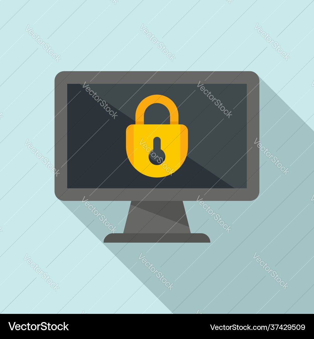 Multi-factor authentication icon flat style Multi-factor authentication icon flat style Vector Image