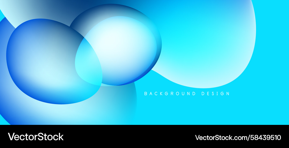 Abstract blue background features overlapping Abstract blue background features overlapping Vector Image