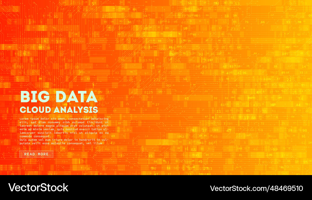 Big data cloud computing blockchain visualiztion Big data cloud computing blockchain visualiztion vector image