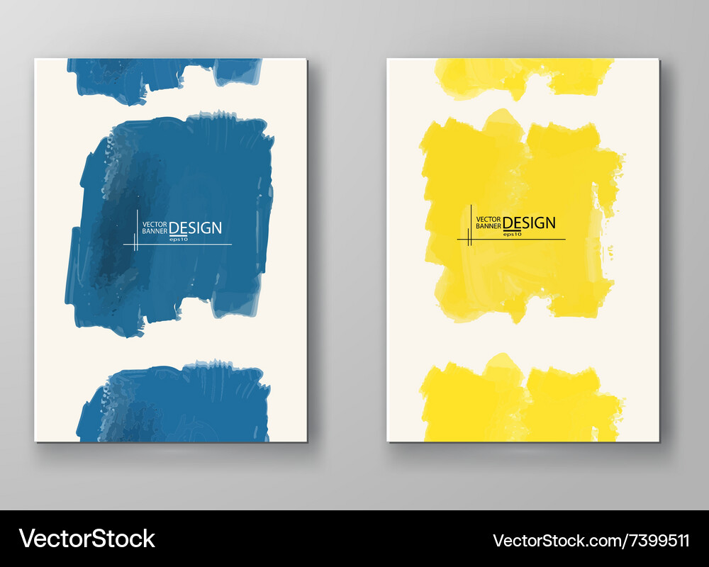 Abstract background with watercolor element Vector Image