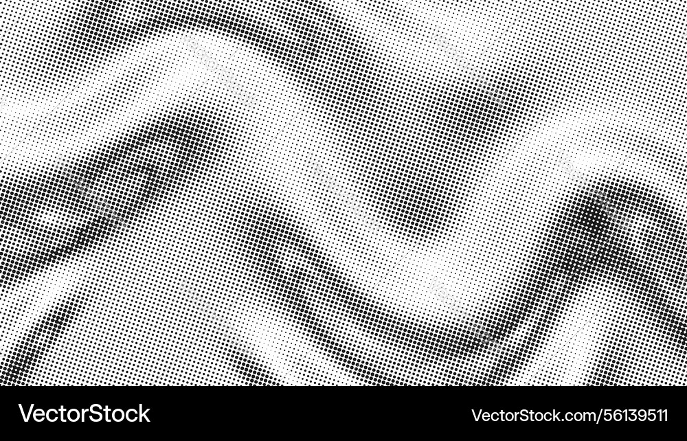 Chrome pattern with wavy dotted halftone texture Chrome pattern with wavy dotted halftone texture vector image