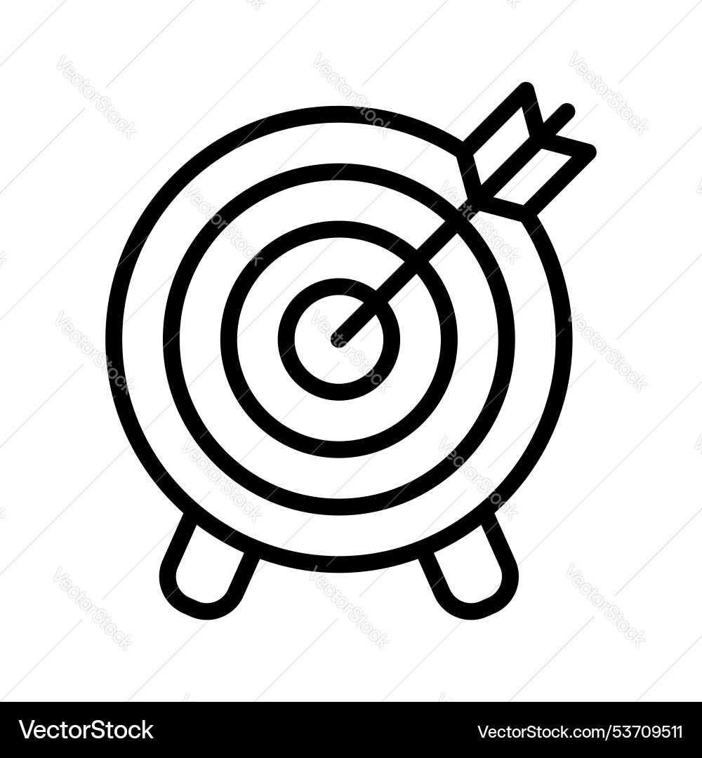 Dartboard Vector Image