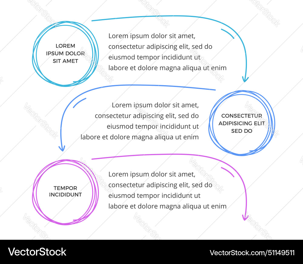 Infographic template with 3 elements Infographic template with 3 elements vector image