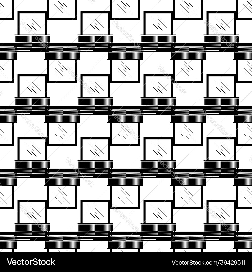 Window blind pattern seamless Window blind pattern seamless vector image
